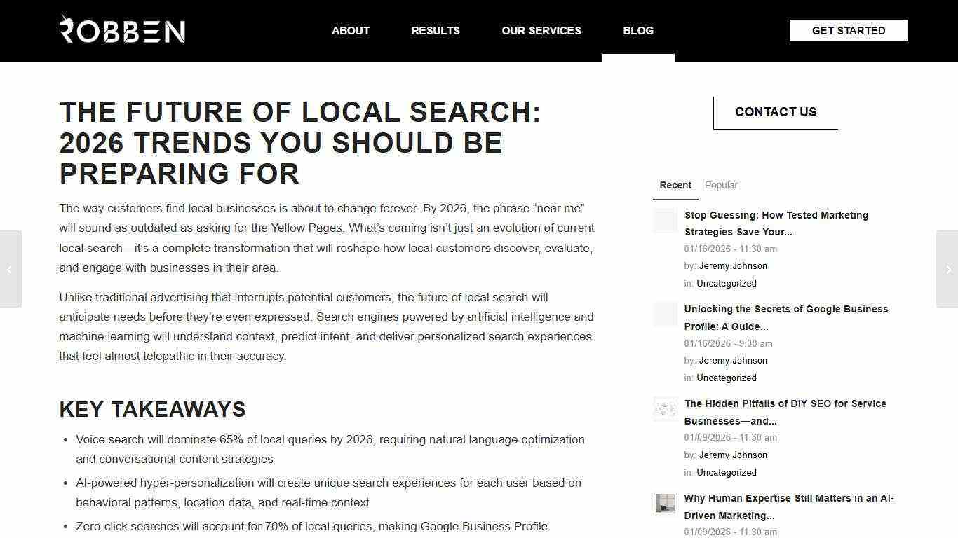 The Future of Local Search: 2026 Trends You Should Be Preparing For